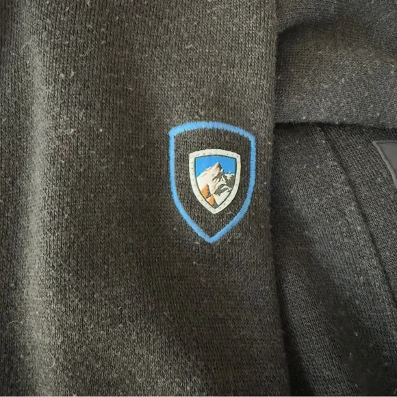 Kuhl Black Knit Zip Up Jacket Size S with Pockets Casual Athleisure Outdoors - Picture 3 of 11